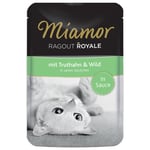 Miamor Ragout Royale in Gravy tai Jelly -säästöpakkaus 44 x 100 g - kalkkuna & riista in Gravy
