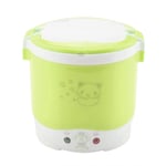 Emoshayoga Electric Rice Cooker，Portable Electric Car Truck Food Steamer，Mini Travel Rice Cooker，12V 100W 1L Portable Meal Heater Food Warme(green)