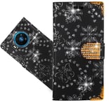 WenTian Nokia 8.3 5G Case, CaseExpert® Bling Luxury Diamond Leather Kickstand Flip Wallet Bag Case Cover For Nokia 8.3 5G