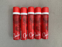 Lot 5 x Revlon Charlie Red Body Spray Scent Of Rose Petal & Spices 75ml FREEPOST