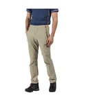 Regatta Mens Highton Zip Off Polyamide Walking Trouser Short - Brown - Size 36W/30L