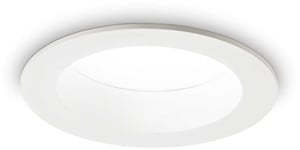 Basic, Indbygningslampe, Fi 2, aluminium by Ideal Lux (D: 10 cm. x H: 5 cm., 1000 lumen/3000 kelvin)