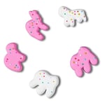 Crocs Unisex's Animal Cookies 5 Pack Shoe Charms, One Size