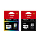 Canon PG640XL+CL641XL Black + Tri-Colour Ink Cartridge Value Pack High Yield for Canon PIXMA MG2160, MG2260, MG3160, MG3260, MG3560 , MG4160, MG4260, MX376. MX396, MX436, MX456, MX516, MX526 Printer