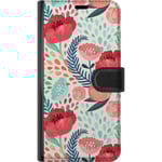 OnePlus 13R Svart Plånboksfodral Flora