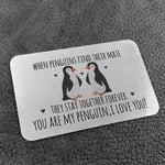 Cute Penguin Gift For Boyfriend Girlfriend Valentines Anniversary Gift