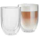 LATTE MACCHIATO GLAS 450 ml 2 delar 