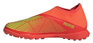 adidas Unisex Kids Predator Edge.3 Ll Tf J Sneaker, Solar Red Solar Green Core Black, 12.5 UK Child