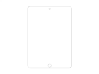 iiglo Tempered Glass Skjermbeskytter til iPad 10,2"