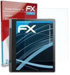 atFoliX 2x Screen Protection Film for Lenovo Smart Paper Screen Protector clear