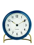 Arne Jacobsen Clocks Station Bordur Ø11 Cm Blå