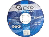 Geko Kapskiva För Metall 125X1,0 10/50/400 (G00027)