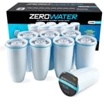 ZeroWater 8Pack Replacement Water Filter Cartridges - Pack of 8