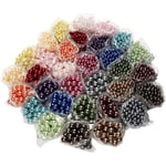 Creativ Lyxiga Vaxpärlor Mixade färger - 4700 pärlor 6 och 10 mm