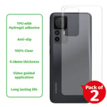 Back Protector For Xiaomi 12T Pro Hydrogel Cover - Clear TPU FILM