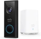 Eufy 2K Video Doorbell HD (Battery-powered) with HomeBase 2 - 16GB Local Storage
