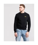 Barbour International Essential Crew Mens Sweatshirt - Black - Size Medium