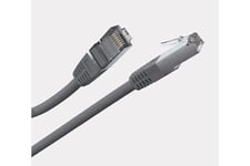 Lineaire Câbles ADSL CABLE RJ45 CAT6 DROIT 0,3 M GRIS LOT DE 8 PIECES