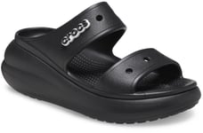 Crocs Womens Flip Flops Mules Classic Crush Slip On black UK Size