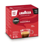 Lavazza, A Modo Mio Espresso Passionale, 36 Coffee Capsules, with Aromatic Notes of Caramel and Chocolate, 100% Arabica, Intensity 11/13, Dark Roasting, 1 Pack of 36 Coffee Pods