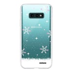 Evetane - Coque Silicone Compatible Samsung Galaxy S10e - Protection Intégrale 360, Fine et Transparente - Coque Avant & Arrière - Haute Résistance - Chute de Flocons