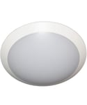 Saturn taklampe/vegglampe, 16W LED, Hvit, med bevegelsessensor