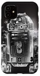 Coque pour iPhone 11 Star Wars R2-D2 Retro Galaxy Noir