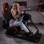X ROCKER Drift 2.1 Audio Racing Seat Cockpit Gaming Chair Simulation - BLACK