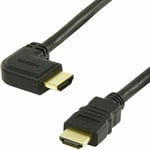 Short 50cm HDMI Cable High Speed Right Angled 90-Straight Connector Male Lead TV