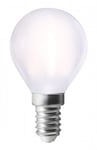 V XJO E14 klotlampa LED milky dimbar 4W