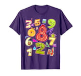 Maths Day Outfit Idea With Numbers On For Kids & Math Number T-Shirt