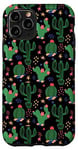 Coque pour iPhone 11 Pro Pattern Green Cactus Abstract Succulent Cactus Plants