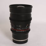 samyang Used Samyang 24mm T1.5 VDSLR II Cine Lens Sony E