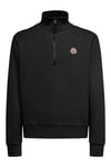 1/4 Zip Logo Sweatshirt Black Men