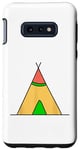 Coque pour Galaxy S10e Teepee Tent Camp Camping Cadeau Mignon Amérindien