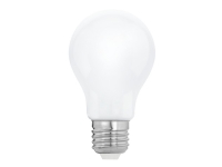 Eglo - LED-glödlampa med filament - form: A60 - E27 - 12 W (motsvarande 100 W) - klass E - varmt vitt ljus - 2700 K - mjölkvit