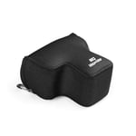 MegaGear Neoprene Camera Case for Fujifilm X-S20 (18-55mm) - Stylish and Protective Digital Photography Bag - Black
