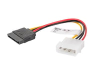 Lanberg Molex (Han) til SATA (Hun) Kabel 15cm