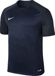 Nike Trophy III SS Maillot Homme, Bleu (Midnight Navy/Dark Obsidian/Dark Obsidian/Blanc), FR : M (Taille Fabricant : M)