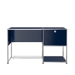 USM - USM Haller 107 skrivbord Steel Blue - Skrivbord - Fritz Haller,Paul Schärer - Blå - Metall