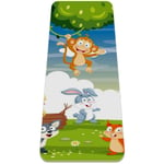 Yoga Mat - Cartoon forest animals (2) - Extra Thick Non Slip Exercise & Fitness Mat for All Types of Yoga,Pilates & Floor Workouts