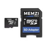 MEMZI PRO 128GB Class 10 80MB/s Micro SDXC Memory Card with SD Adapter for Polaroid POP 2.0 / POP Instant Print Digital Cameras