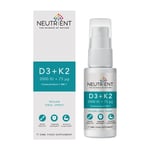 Neutrient Vitamin D3 + K2 Vegan Sublingual Spray, 20ml