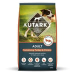 Autarky Turkey & Potato Dry Dog Food - Hypoallergenic & High Protein - 12kg