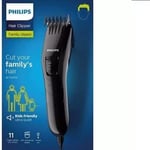 Philips Family Hair Clipper, Stainless Steel Blades, 11 Length, Corded QC5115/13