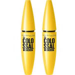 2-Pack Maybelline The Colossal Volum Express Mascara 100% Black