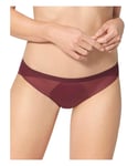 Sloggi Womens 10189985 S Symmetry Low Rise Cheeky Brief - Red - Size 14 UK