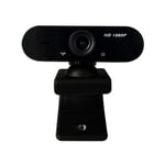 QUMOX Webcam with Microphone 1080P HD Streaming USB Computer Webcam Plug and Play