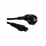 5X C5 EU 3 PRONG CLOVER LAPTOP POWER LEAD CORD CABLE for Laptop Adapter 2 pin