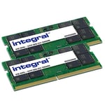 Integral 16Go DDR5 So-DIMM Kit de RAM (2X 8Go) 5600MT/s PC5-44800 CL46 Module de mémoire pour Ordinateur Portable/Ordinateur Portable/Macbook/NUC